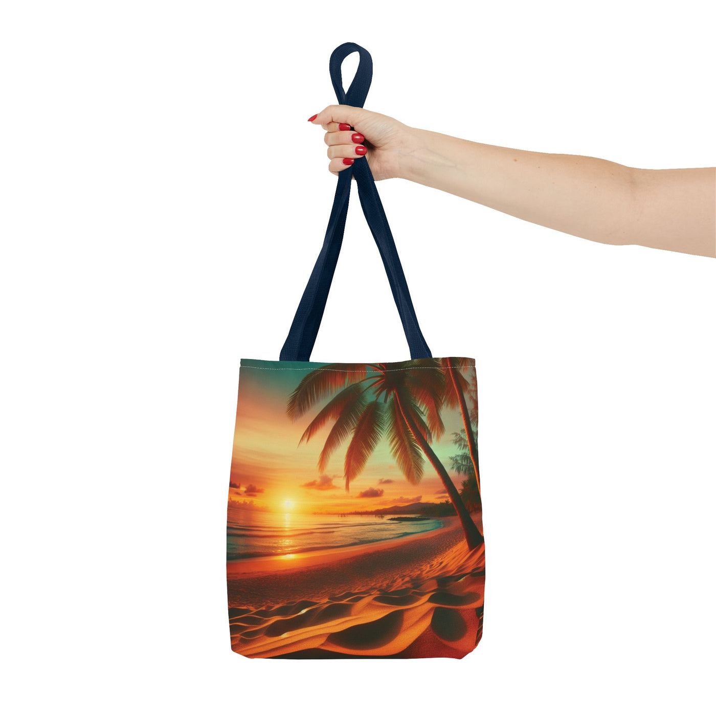 Tropical Sunset Beach Tote Bag