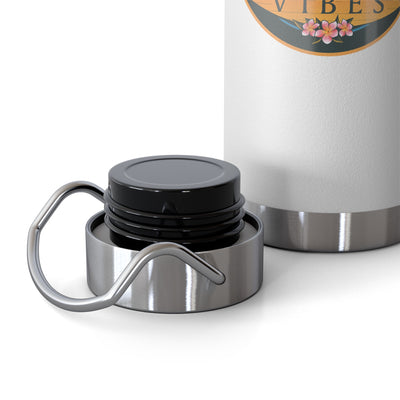 Beachy Keen Vibes Insulated Water Bottle – 22oz Stainless Steel, Leak-Proof, BPA-Free