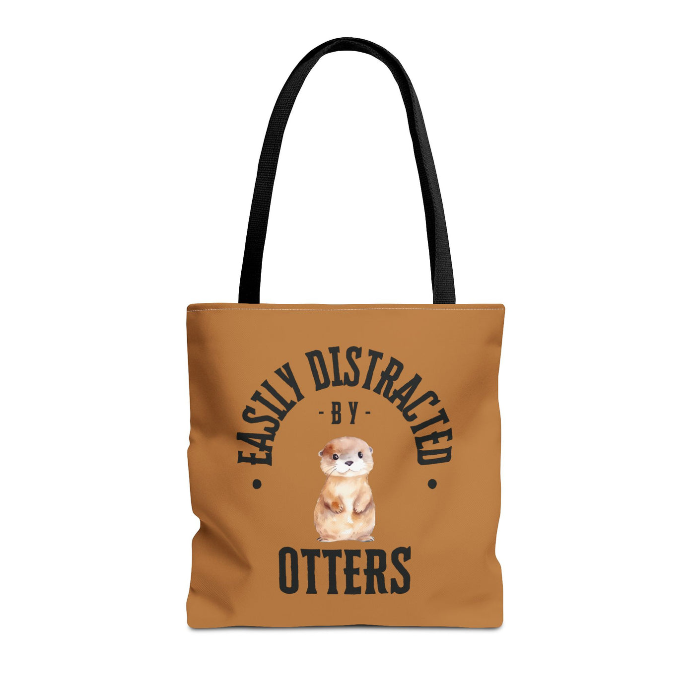 Easily Distracted by Otters Beach Tote Bag