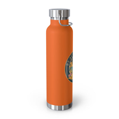 Beachy Keen Vibes Insulated Water Bottle – 22oz Stainless Steel, Leak-Proof, BPA-Free