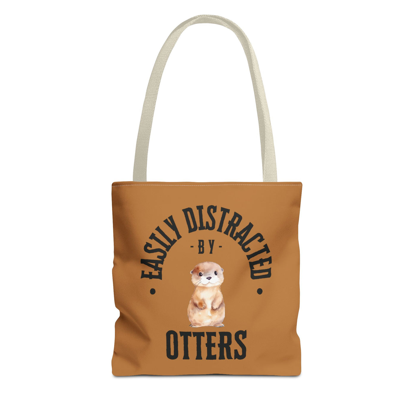 Easily Distracted by Otters Beach Tote Bag