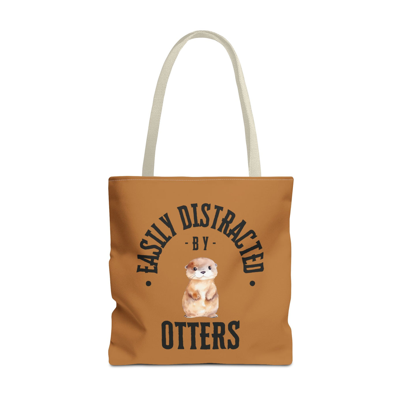 Easily Distracted by Otters Beach Tote Bag