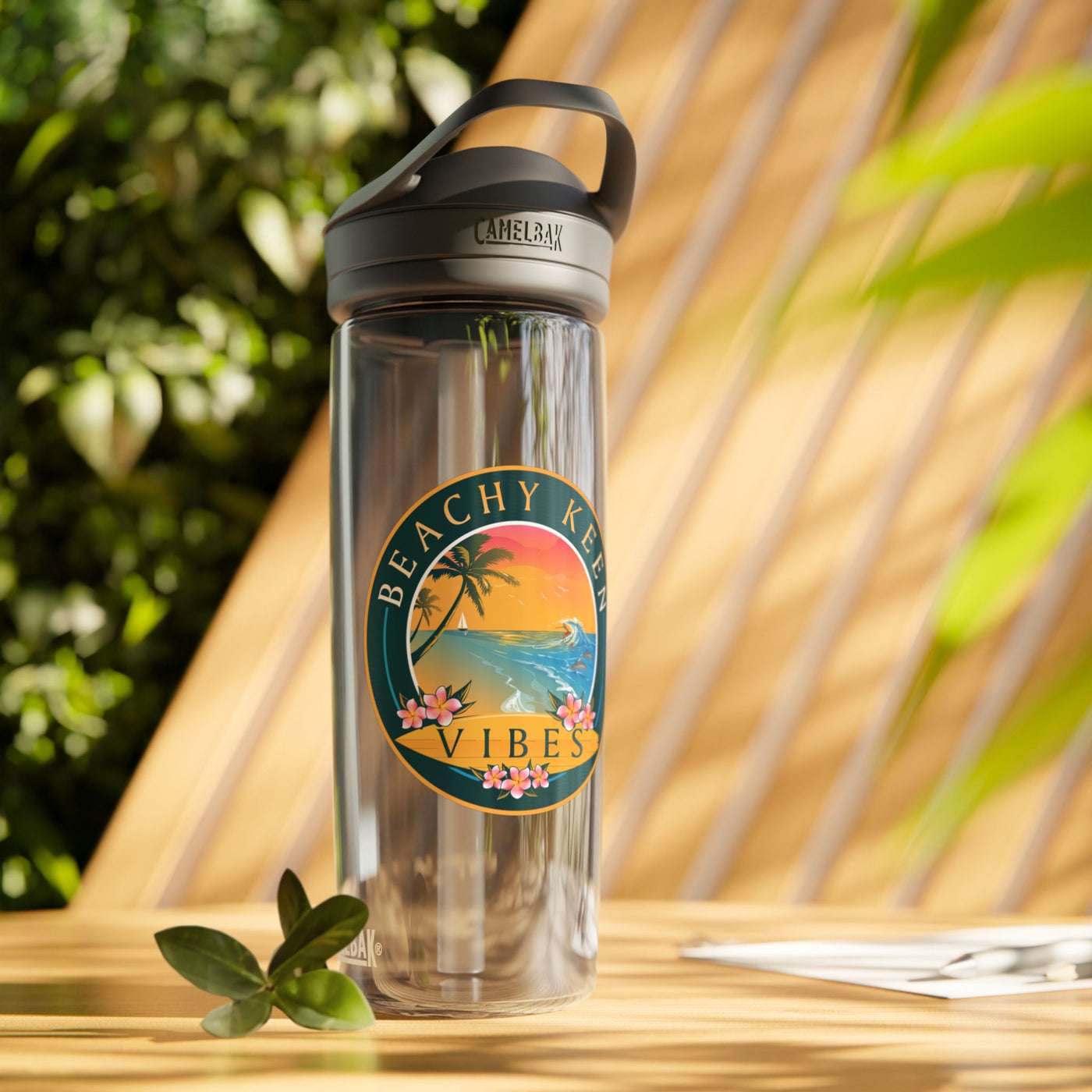 Beachy Keen Vibes CamelBak Eddy® Water Bottle – 20oz & 25oz | Reusable Beach Water Bottle