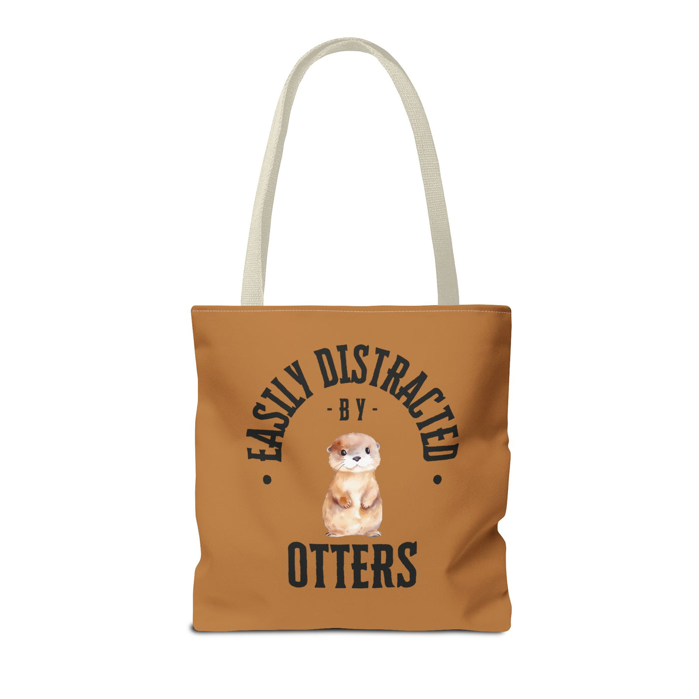 Easily Distracted by Otters Beach Tote Bag