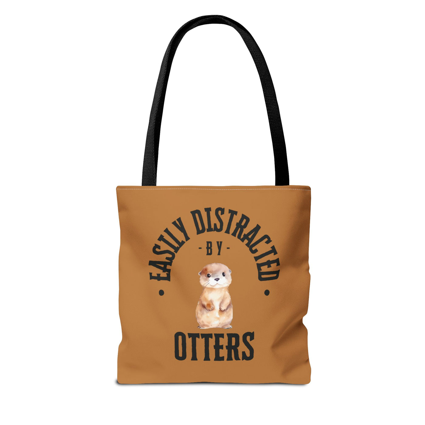 Easily Distracted by Otters Beach Tote Bag