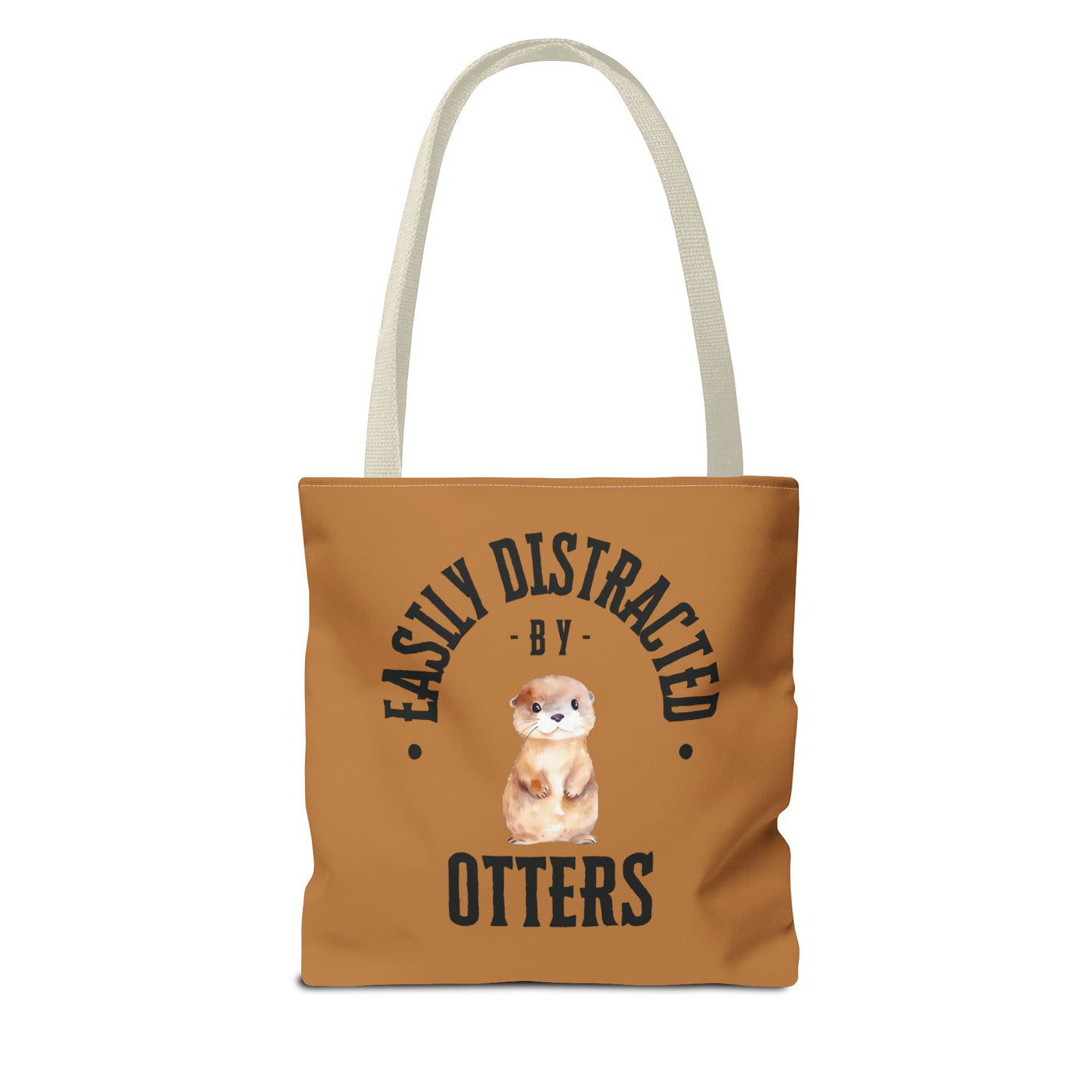 Easily Distracted by Otters Beach Tote Bag