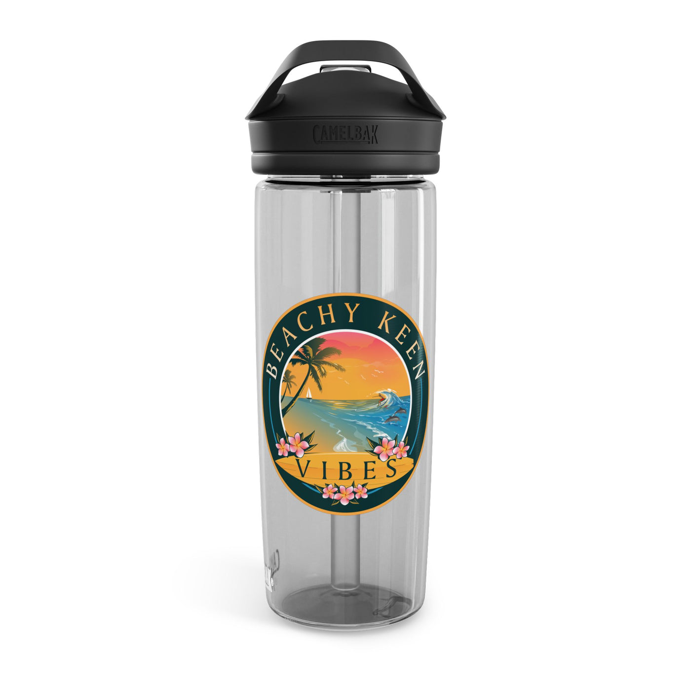 Beachy Keen Vibes CamelBak Eddy® Water Bottle – 20oz & 25oz | Reusable Beach Water Bottle