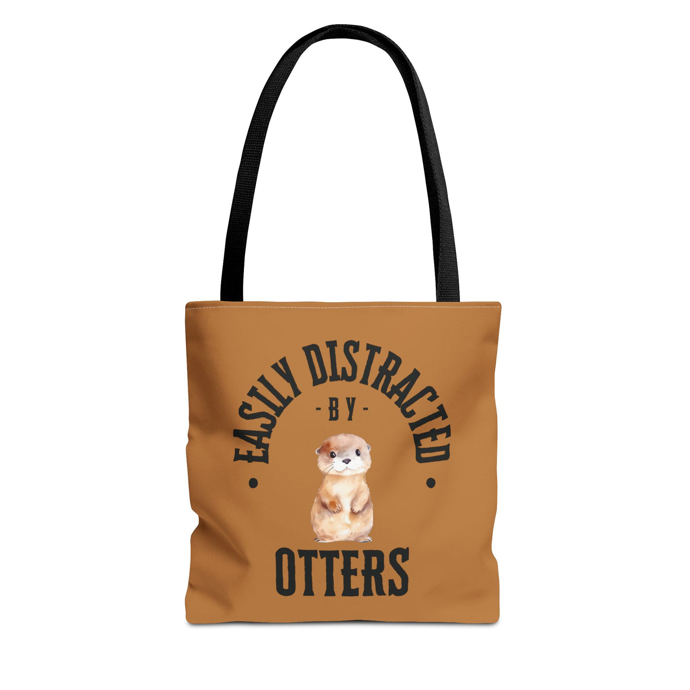 Easily Distracted by Otters Beach Tote Bag