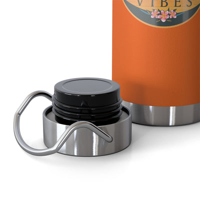Beachy Keen Vibes Insulated Water Bottle – 22oz Stainless Steel, Leak-Proof, BPA-Free