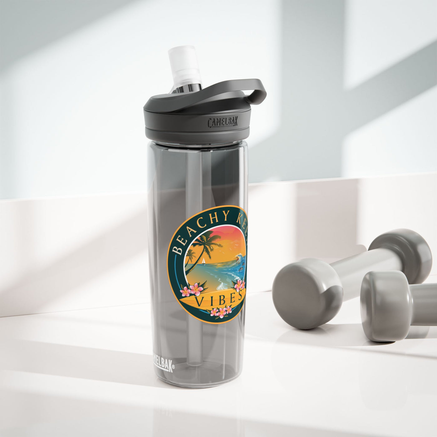 Beachy Keen Vibes CamelBak Eddy® Water Bottle – 20oz & 25oz | Reusable Beach Water Bottle