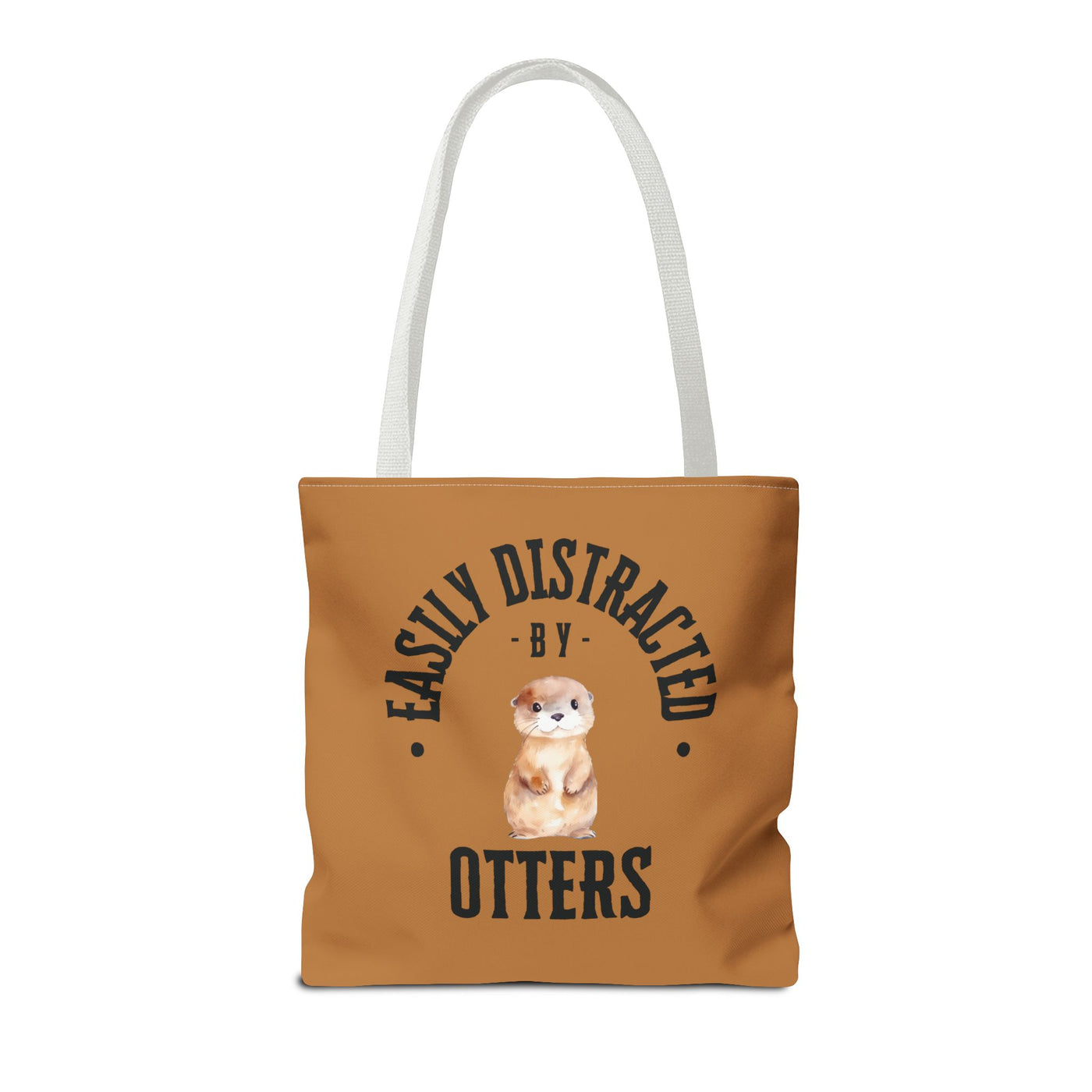 Easily Distracted by Otters Beach Tote Bag
