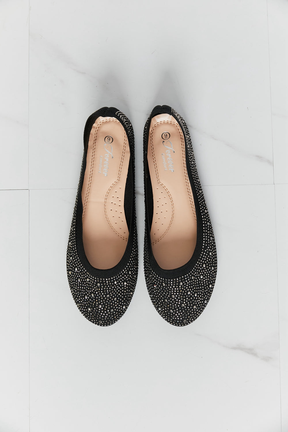 Forever Link Shining Rhinestone Flats