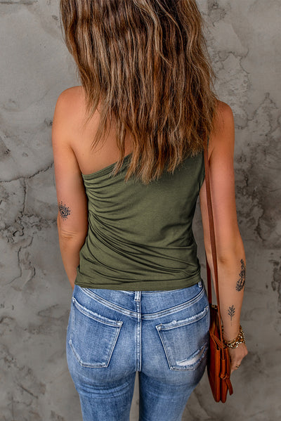 One-Shoulder Tank Top