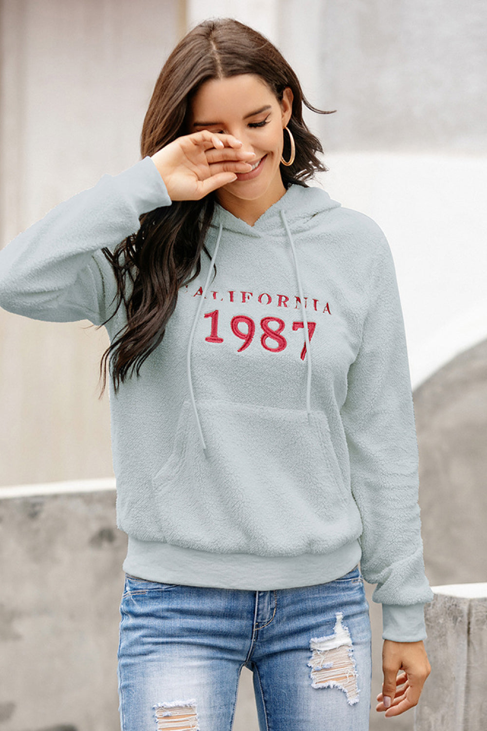 California 1987 Embroidered Hoodie