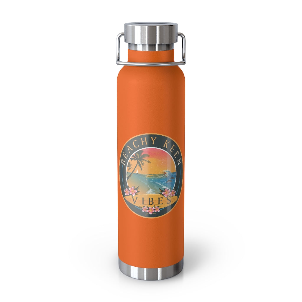 Beachy Keen Vibes 22oz Vacuum Insulated Bottle