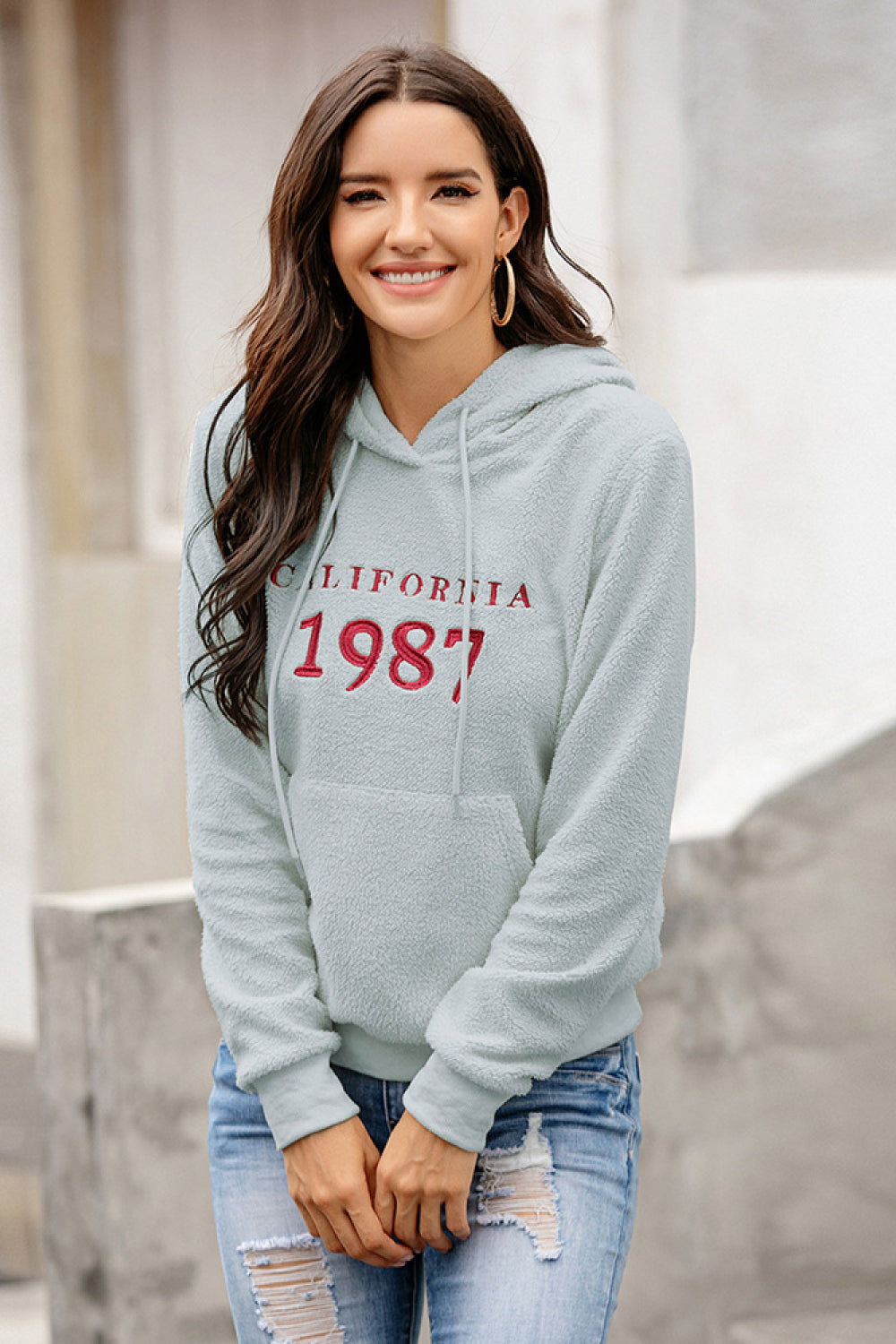 California 1987 Embroidered Hoodie