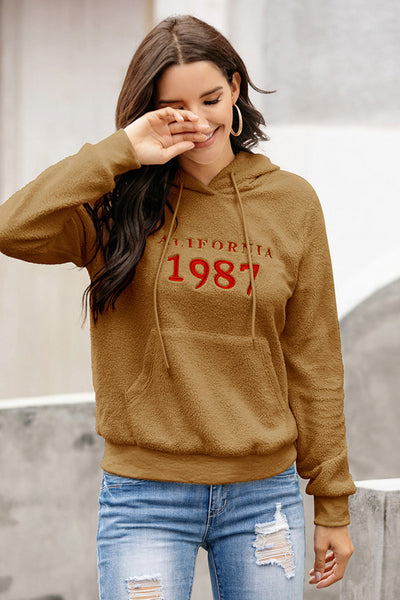 California 1987 Embroidered Hoodie