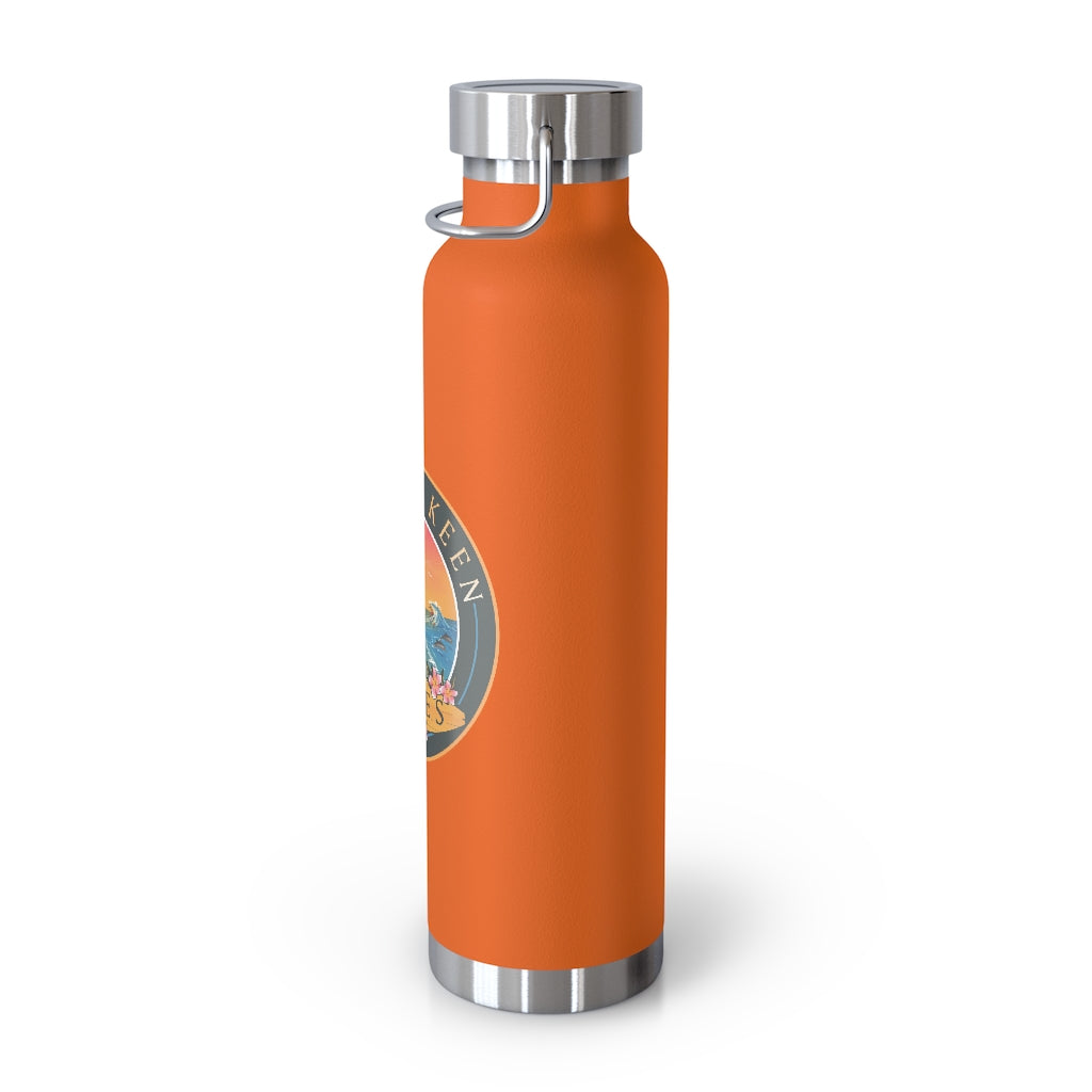 Beachy Keen Vibes 22oz Vacuum Insulated Bottle