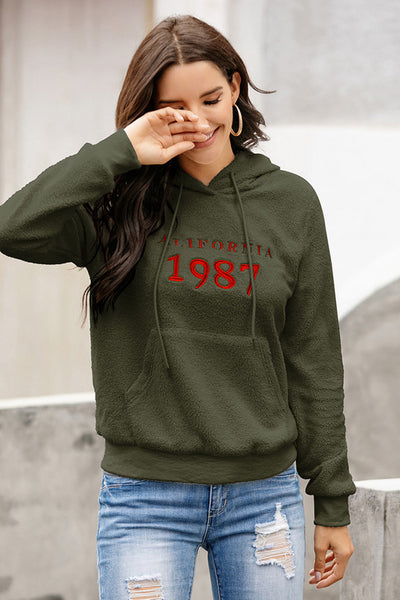 California 1987 Embroidered Hoodie