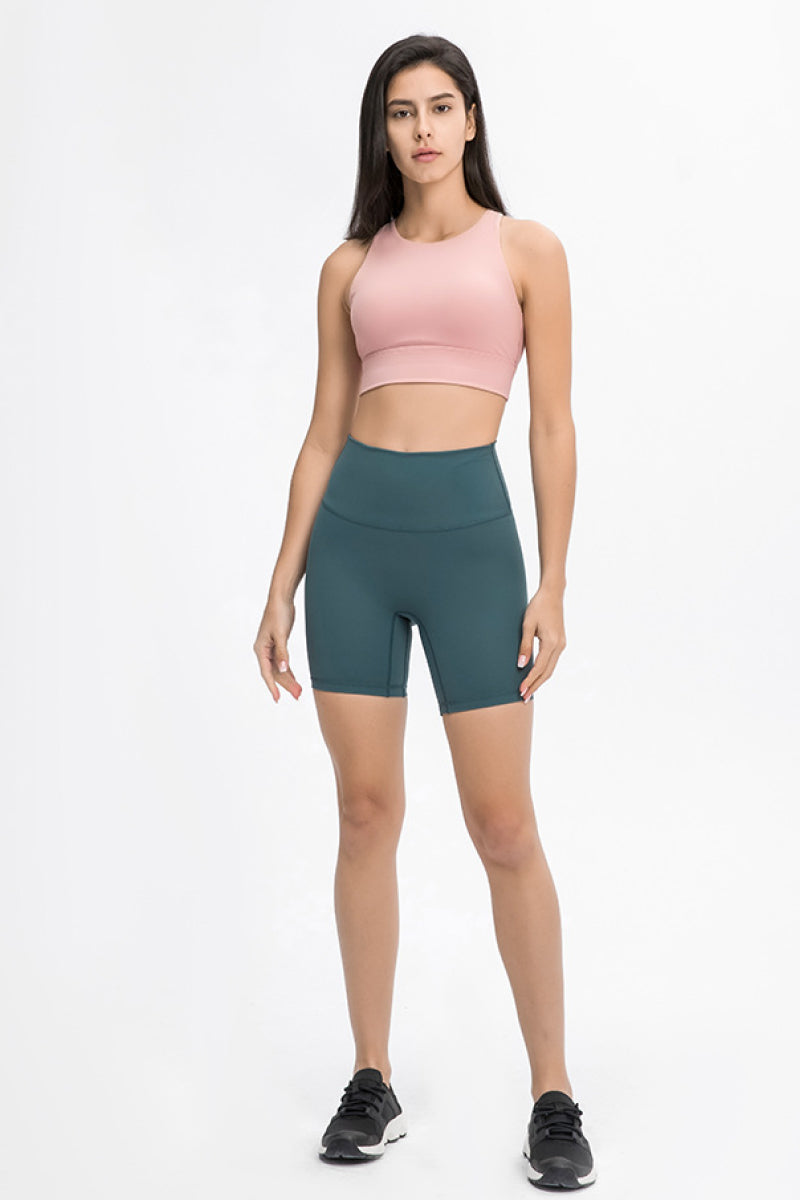 Seamless Front Biker Shorts