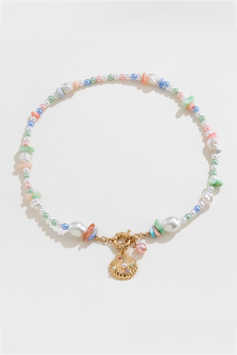 Colorful Synthetic Pearl Necklace