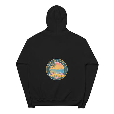 Beachy Keen Vibes Unisex fleece hoodie