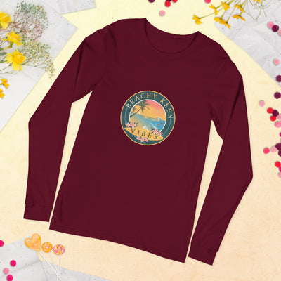 Beachy Keen Vibes Unisex Long Sleeve Tee