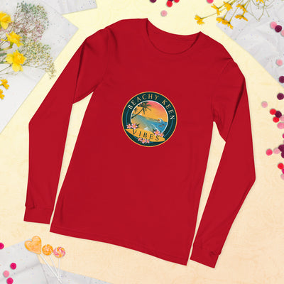 Beachy Keen Vibes Unisex Long Sleeve Tee