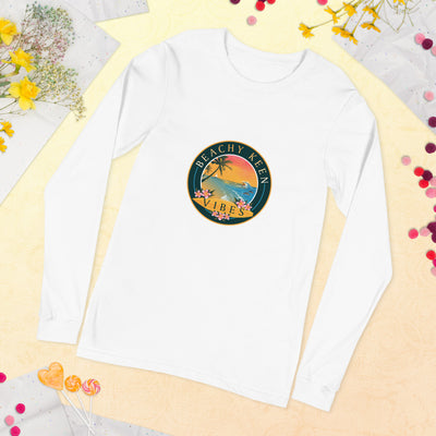 Beachy Keen Vibes Unisex Long Sleeve Tee