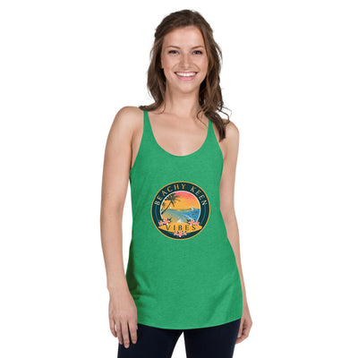 Beachy Keen Vibes Women's Racerback Tank