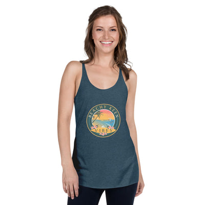 Beachy Keen Vibes Women's Racerback Tank