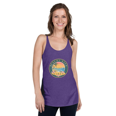 Beachy Keen Vibes Women's Racerback Tank