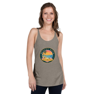 Beachy Keen Vibes Women's Racerback Tank