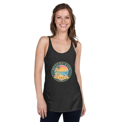 Beachy Keen Vibes Women's Racerback Tank