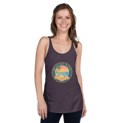 Beachy Keen Vibes Women's Racerback Tank