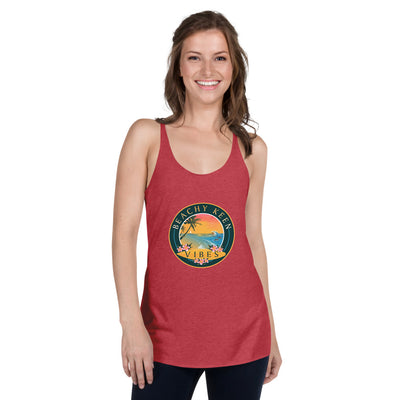 Beachy Keen Vibes Women's Racerback Tank