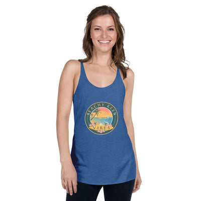 Beachy Keen Vibes Women's Racerback Tank