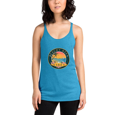 Beachy Keen Vibes Women's Racerback Tank