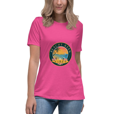 Beachy Keen Vibes Women's Relaxed T-Shirt