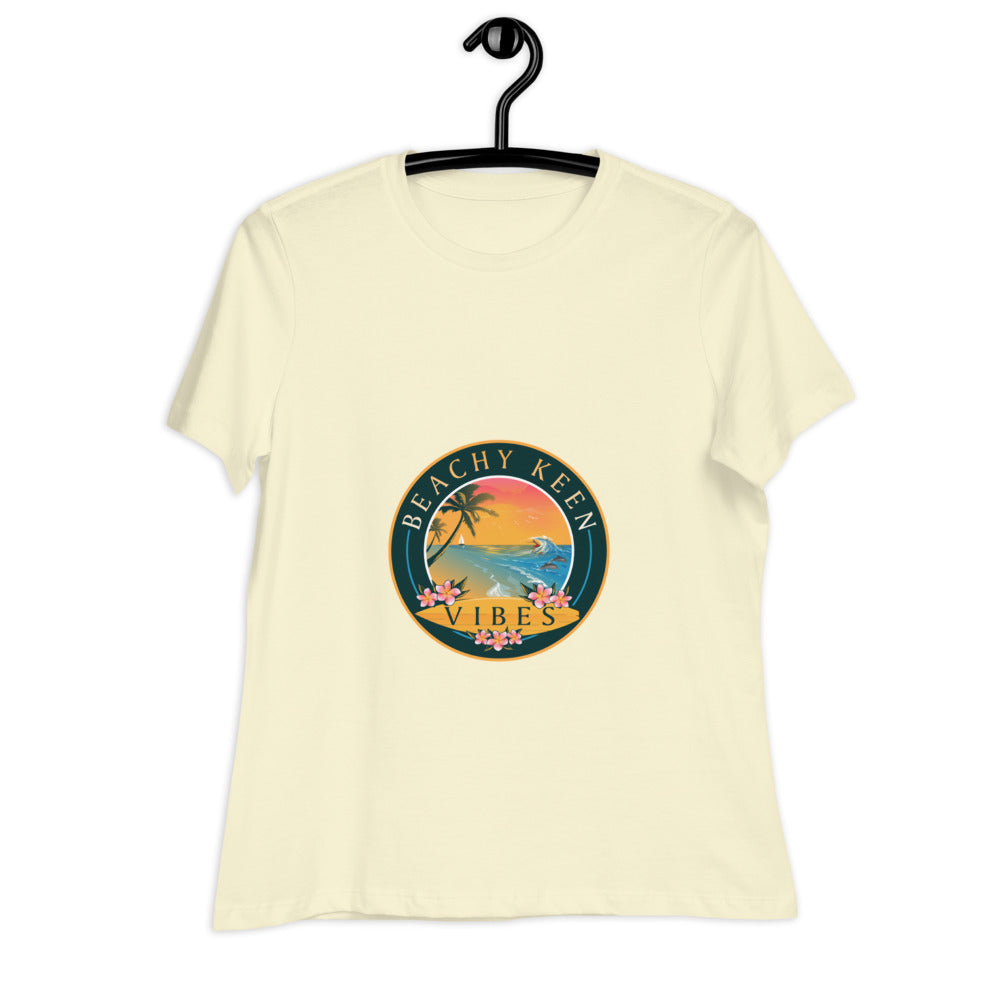 Beachy Keen Vibes Women's Relaxed T-Shirt