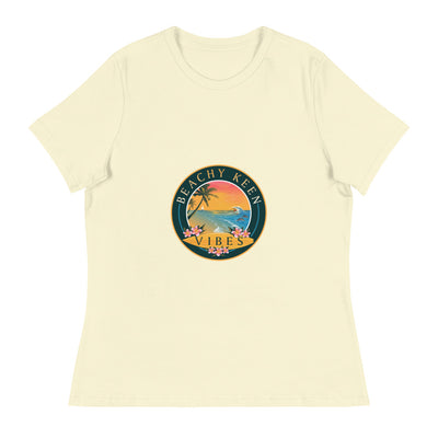 Beachy Keen Vibes Women's Relaxed T-Shirt