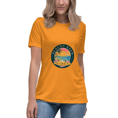 Beachy Keen Vibes Women's Relaxed T-Shirt