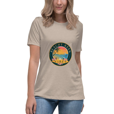 Beachy Keen Vibes Women's Relaxed T-Shirt