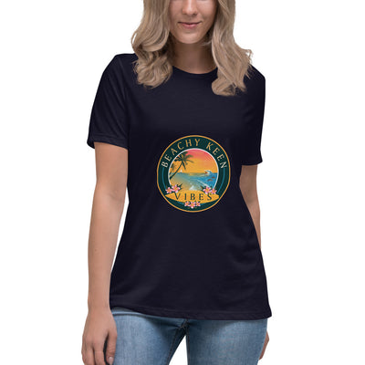 Beachy Keen Vibes Women's Relaxed T-Shirt