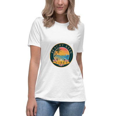 Beachy Keen Vibes Women's Relaxed T-Shirt